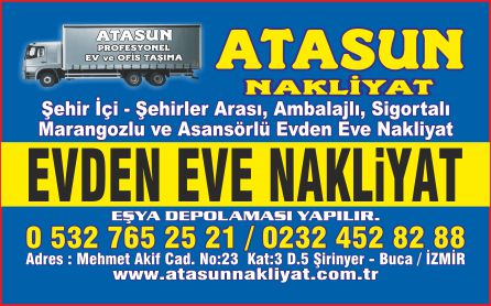 ATASUN EVDEN EVE NAKLİYAT İZMİR — 1