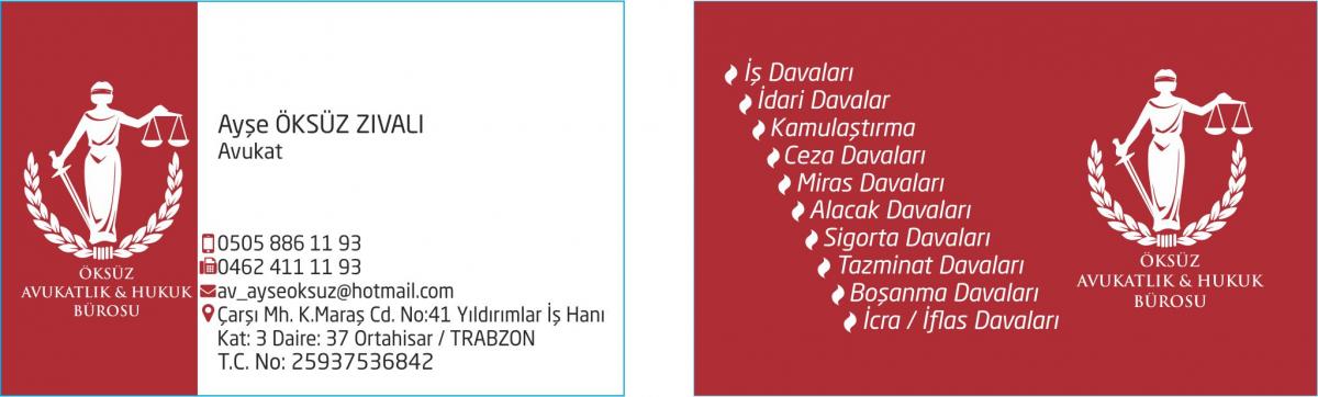 Avukat Ayşe ÖKSÜZ ZIVALI — 1