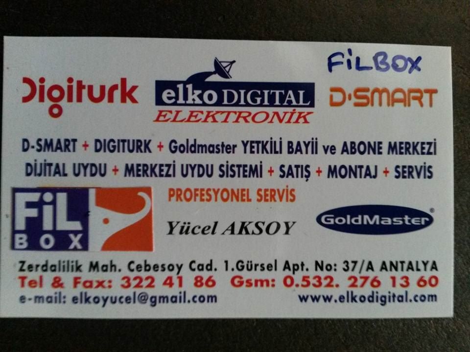 ELKO DİGİTAL UYDU VE TEKNİK SERVİS — 1