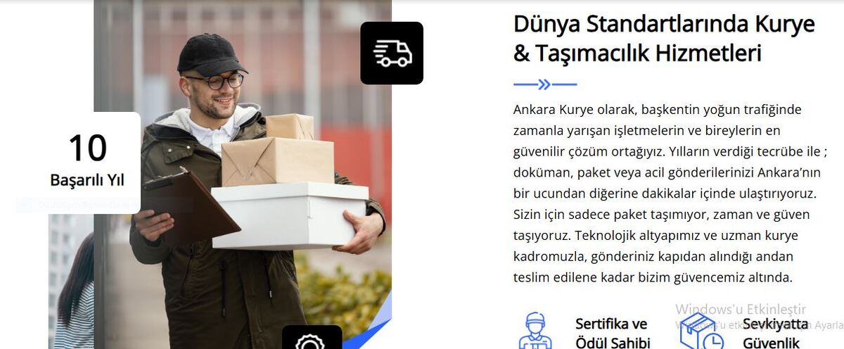 KURYE VE TAŞIMA HİZMETLERİ — 1