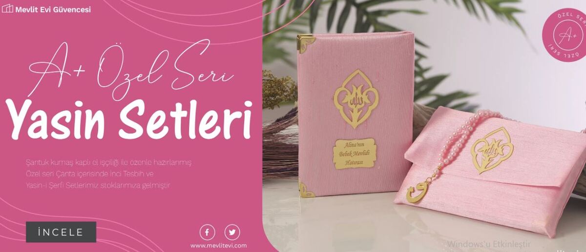 MEVLİT EVİ DÜĞÜN ,NİŞAN ,DOĞUM MEVLÜT HEDİYELİKLERİ — 1