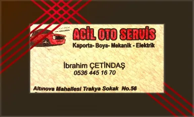 ACİL OTO SERVİS — 1